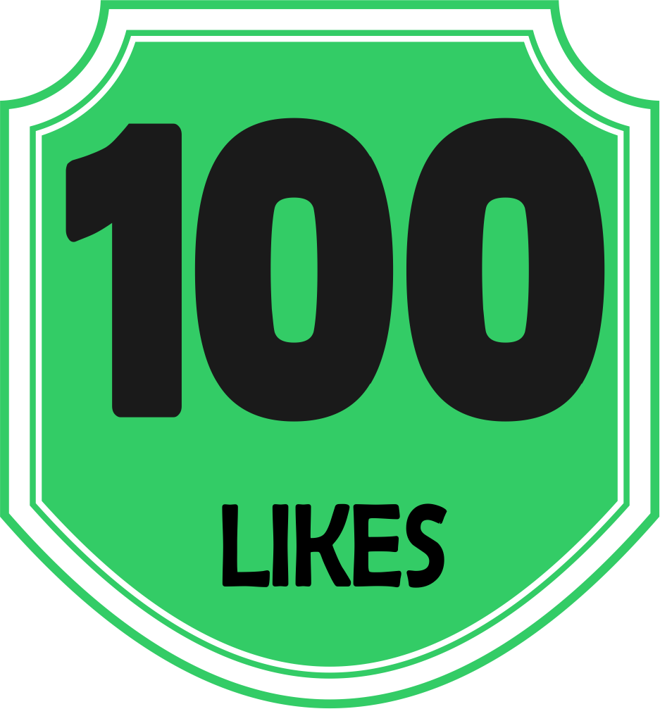 badge-100 Me gustas