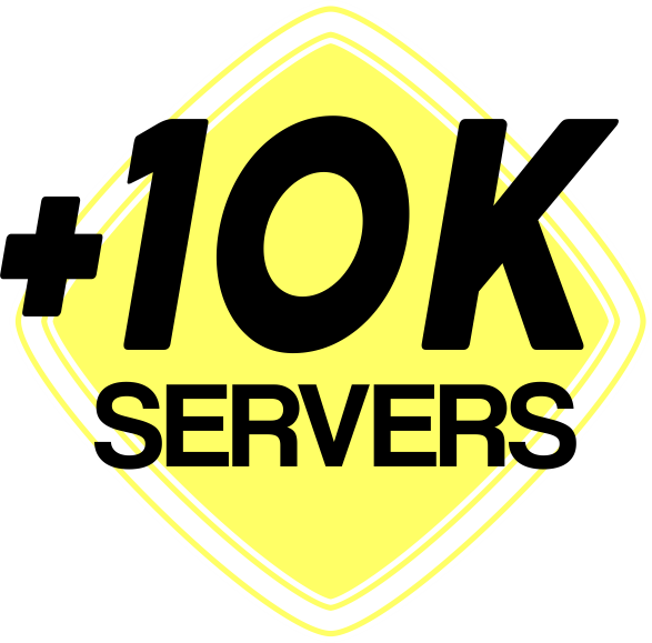 badge-+10k Servers