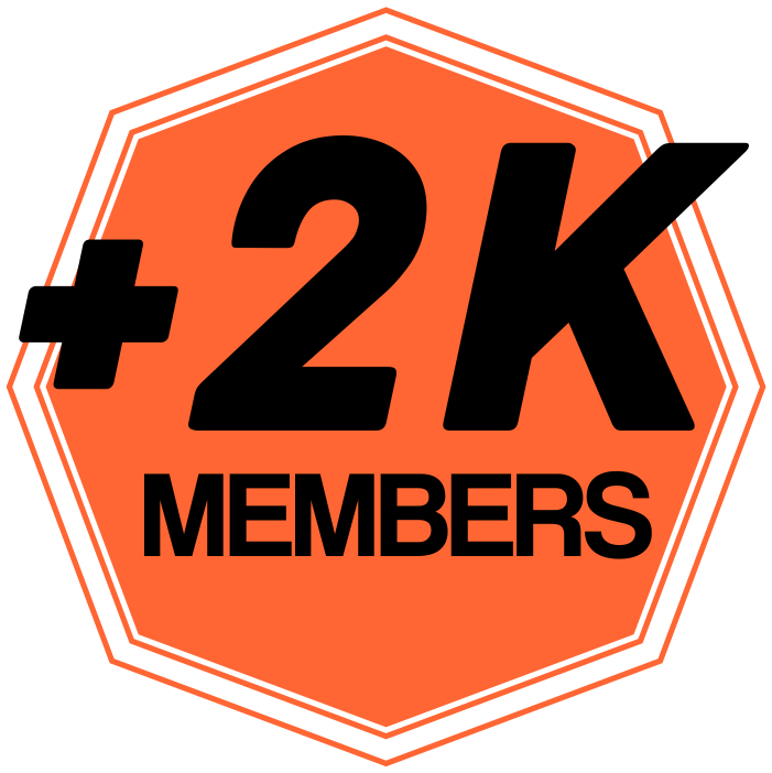 badge-+2k Members