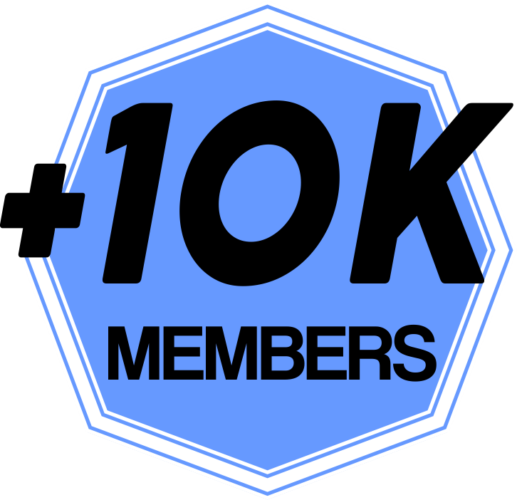 badge-+10k Members