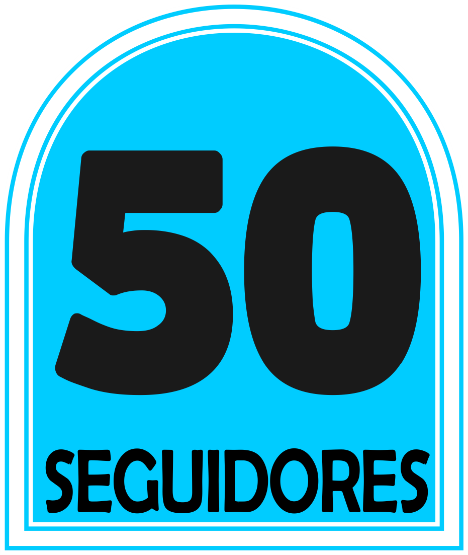 badge-50 Seguidores