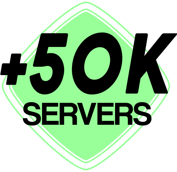 badge-+50k Servers